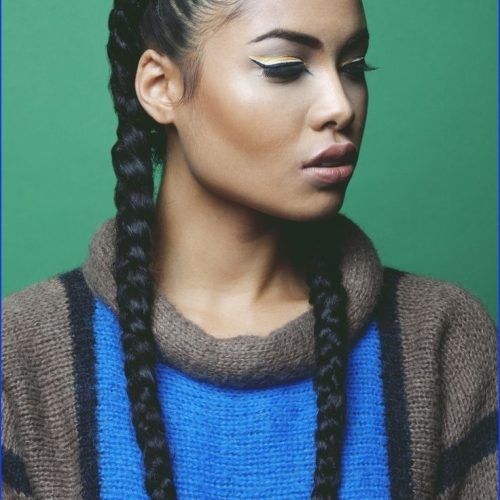 Cornrows Hairstyles With Weave (Photo 12 of 15)