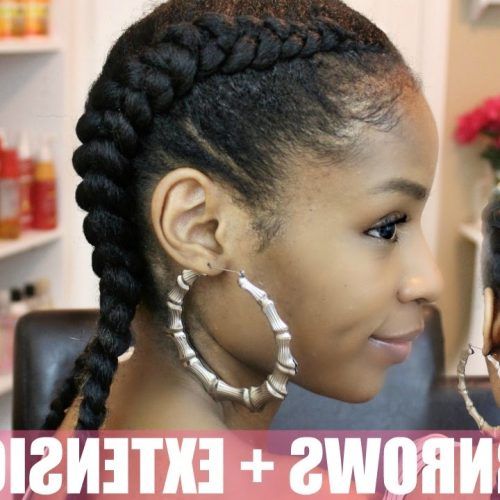 Two Cornrows Hairstyles (Photo 7 of 15)