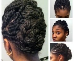 15 Inspirations 2 Strand Twist Updo Hairstyles