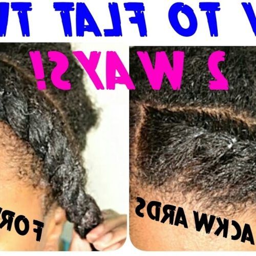 Reverse Flat Twists Hairstyles (Photo 6 of 15)