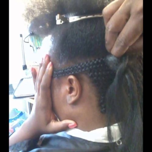 Cornrows Hairstyles With Swoop (Photo 2 of 15)