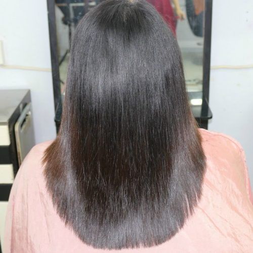 Long Feathered Layers For U-Shaped Haircuts (Photo 8 of 20)