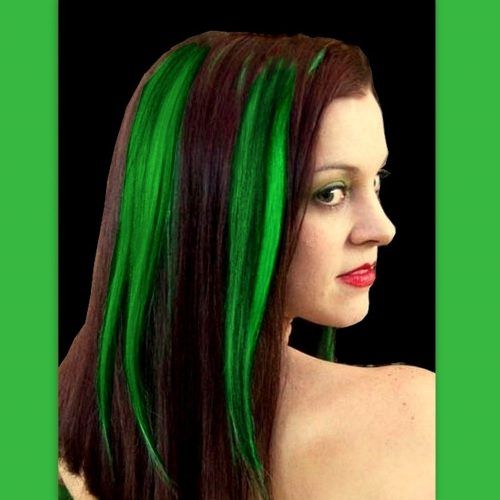 Blonde Hairstyles With Green Highlights (Photo 11 of 20)