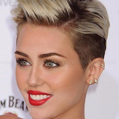 Short Haircuts Like Miley Cyrus (Photo 19 of 20)