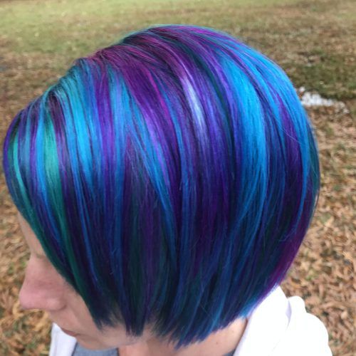 Edgy Lavender Short Hairstyles With Aqua Tones (Photo 6 of 20)