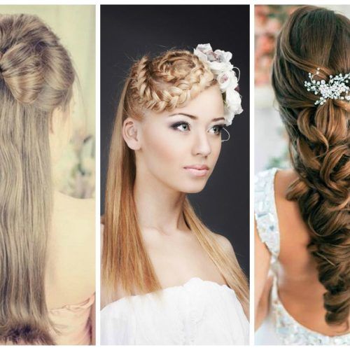 Accessorized Undone Waves Bridal Hairstyles (Photo 5 of 20)