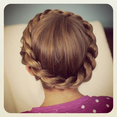 Updo Hairstyles With 2-Strand Braid And Curls (Photo 11 of 20)