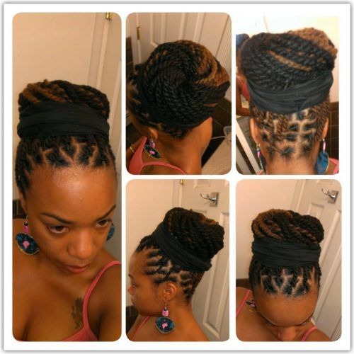 Updo Hairstyles For Long Locs (Photo 7 of 15)