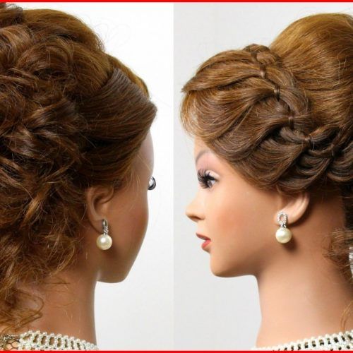 Wedding Updo Hairstyles For Long Curly Hair (Photo 8 of 15)