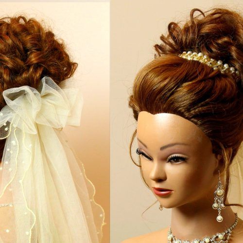 Bridal Updo Hairstyles For Medium Length Hair (Photo 2 of 15)
