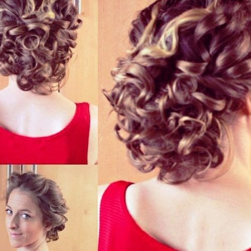 Updo Hairstyles For Long Curly Hair (Photo 2 of 15)
