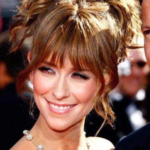 Updo Hairstyles With Bangs (Photo 2 of 15)