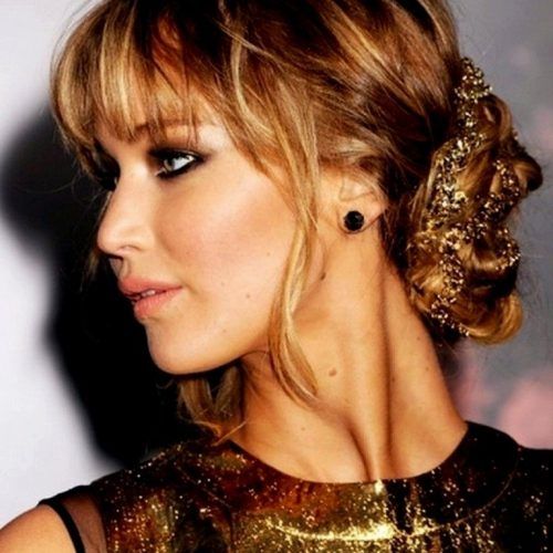 Updo Hairstyles With Bangs (Photo 11 of 15)