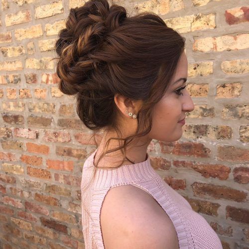 Subtle Curls And Bun Hairstyles For Wedding (Photo 8 of 20)