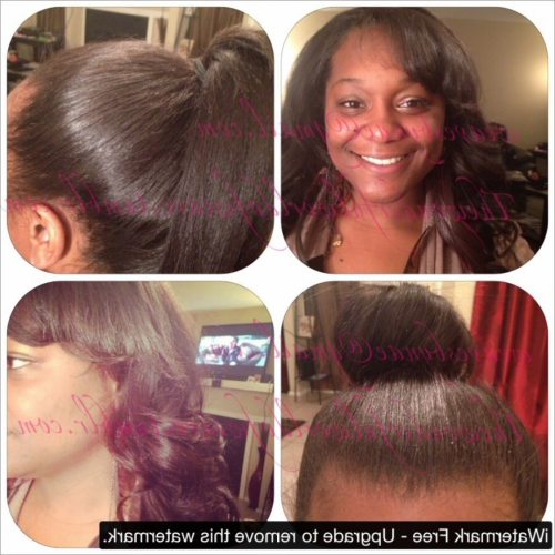 Sew In Updo Hairstyles (Photo 14 of 15)
