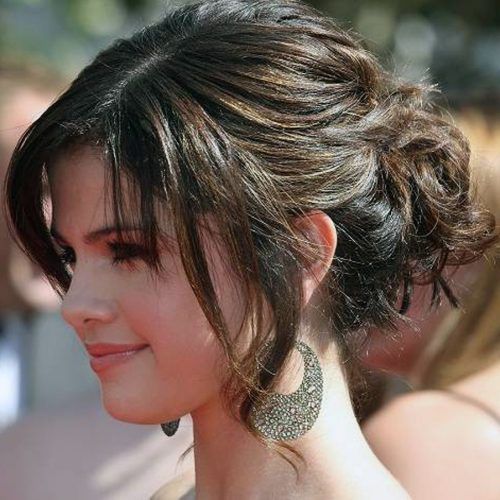 Updos For Long Hair With Bangs (Photo 7 of 15)
