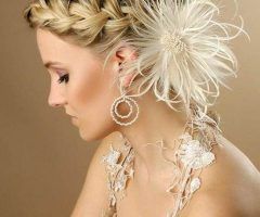 15 Inspirations Updos Wedding Hairstyles with Fascinators
