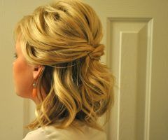15 Best Half Up Half Down Wedding Hairstyles for Medium Length Hair
