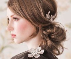 15 Best Updos for Layered Hair with Bangs