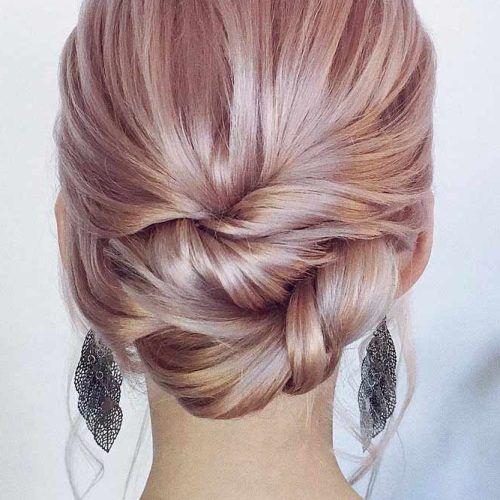 Twisted Buns Hairstyles For Your Medium Hair (Photo 1 of 20)