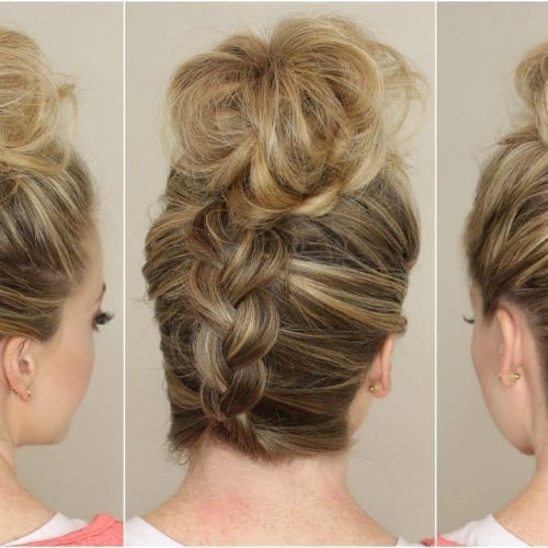 Upside Down Braid And Bun Prom Hairstyles (Photo 2 of 20)