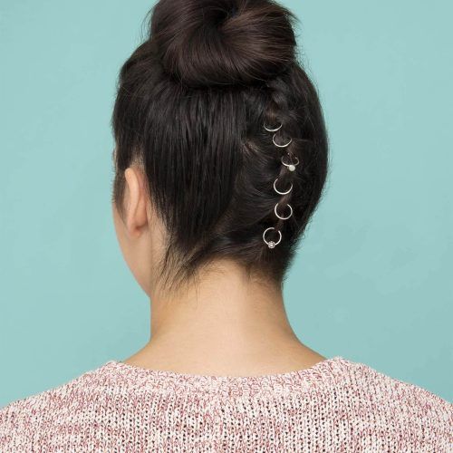 Blinged Out Bun Updo Hairstyles (Photo 17 of 20)
