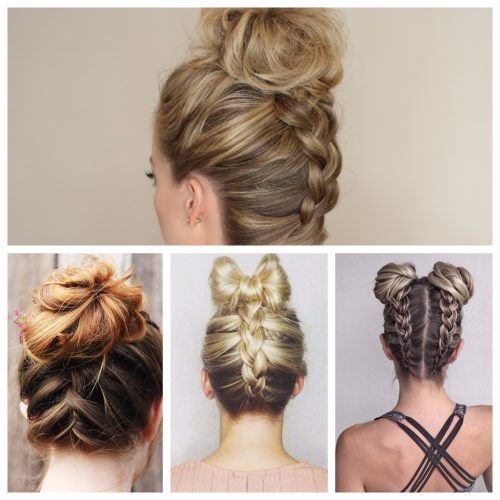 French Braid Updo Hairstyles (Photo 7 of 15)