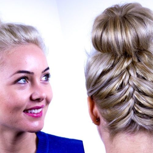 Updo Hairstyles With French Braid (Photo 15 of 15)