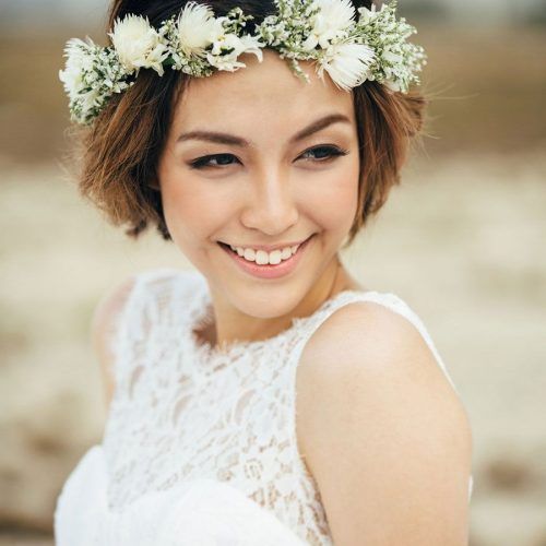 Bohemian Wedding Hairstyles For Short Hair (Photo 2 of 15)