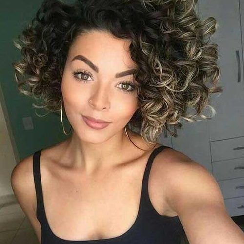 Big Curls Short Hairstyles (Photo 19 of 20)