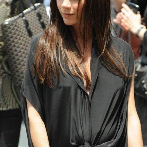 Victoria Beckham Long Hairstyles (Photo 4 of 15)