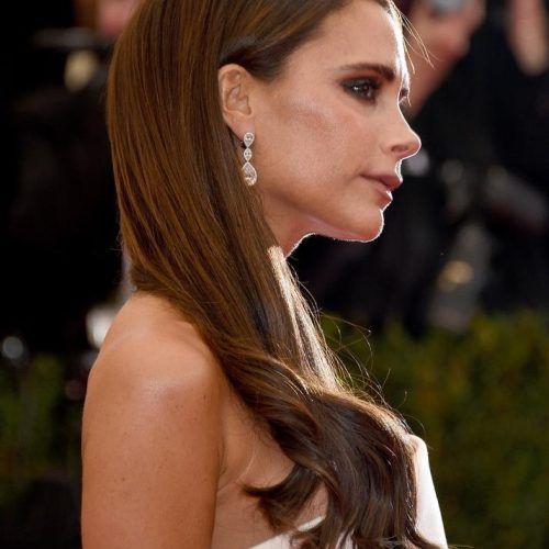Victoria Beckham Long Hairstyles (Photo 6 of 15)