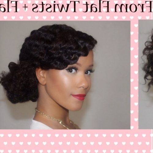 Quick And Easy Updo Hairstyles For Black Hair (Photo 2 of 15)