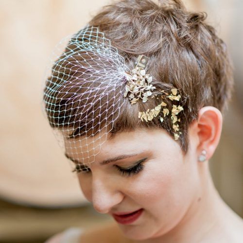 Wedding Hairstyles For Very Short Hair (Photo 2 of 15)