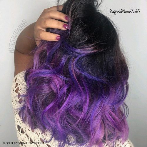 Lavender Balayage For Short A-Line Haircuts (Photo 18 of 20)