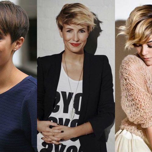 Pixie Bob Hairstyles With Blonde Babylights (Photo 18 of 20)