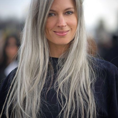 Medium Hairstyles For Grey Haired Woman (Photo 5 of 20)
