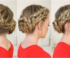 15 Photos French Braids into Braided Buns