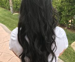 20 Inspirations Simple Loose Black Waves Hairstyles
