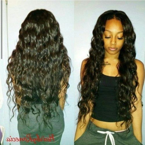 Wavy Long Weave Hairstyles (Photo 3 of 15)