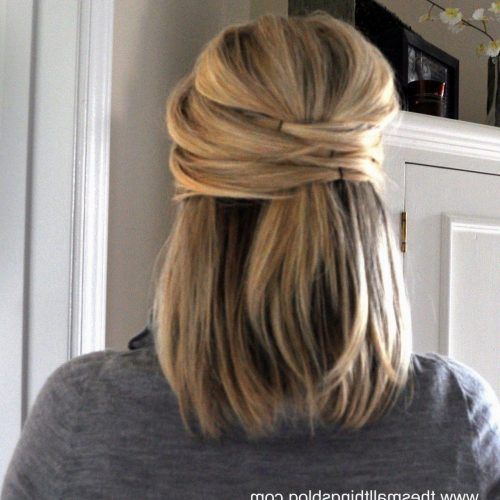 Wedding Hairstyles For Shoulder Length Straight Hair (Photo 14 of 15)