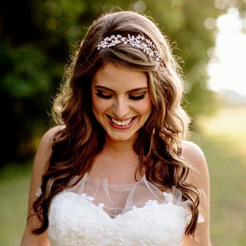 Wedding Hairstyles For Shoulder Length Hair With Tiara (Photo 5 of 15)