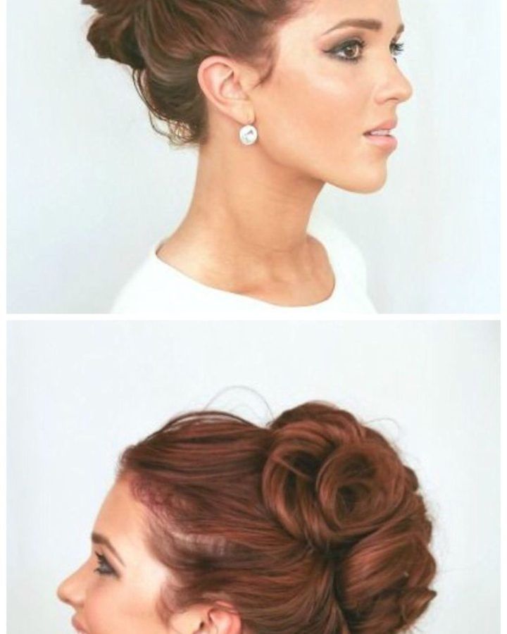 20 Best Collection of Elegant High Bouffant Bun Hairstyles