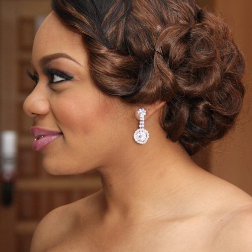 Black Bride Updo Hairstyles (Photo 9 of 15)