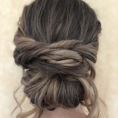 Twisted Low Bun Hairstyles For Wedding (Photo 12 of 20)