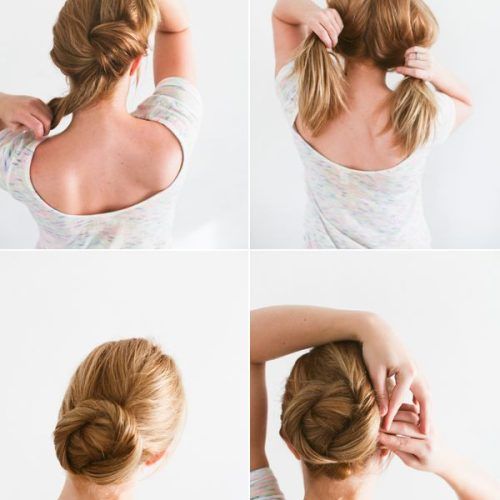 Twisted Buns Hairstyles For Your Medium Hair (Photo 2 of 20)