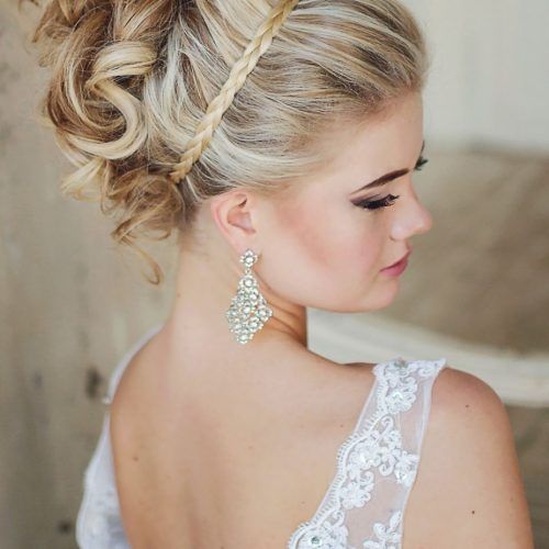 Lifted Curls Updo Hairstyles For Weddings (Photo 16 of 20)
