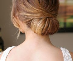 20 Ideas of Volumized Low Chignon Prom Hairstyles