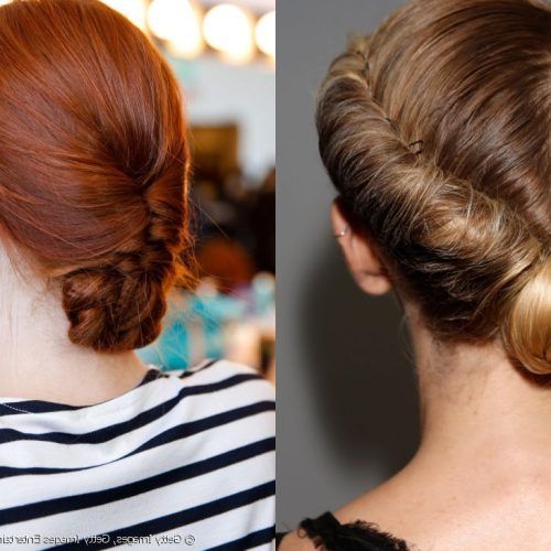 Twisted Low Bun Hairstyles For Wedding (Photo 8 of 20)