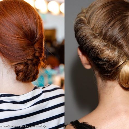 Twisted Retro Ponytail Updo Hairstyles (Photo 16 of 20)